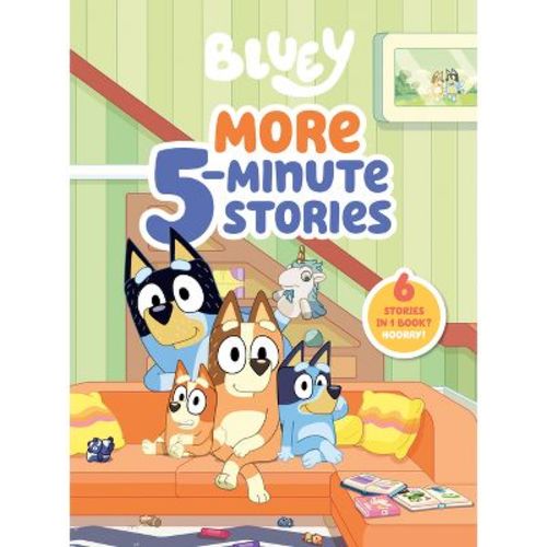 Bluey: More 5-Minute Stories - by Penguin Young Readers Licenses (Hardcover)