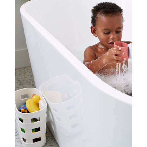 Bath Toy Bin - Coconut