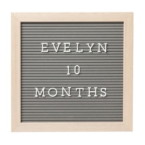 Pearhead Letterboard Set - Natural Wood