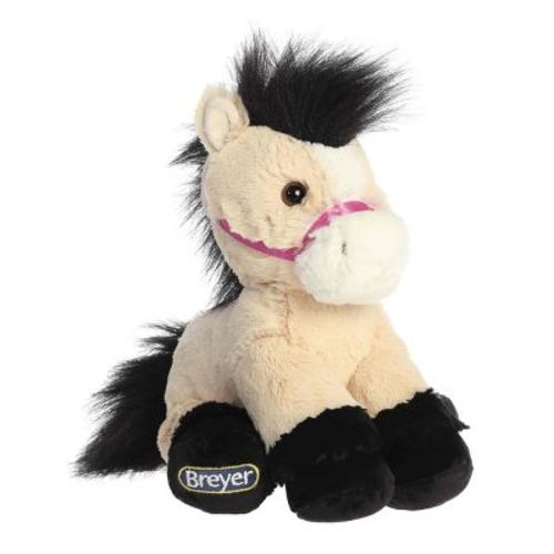 Aurora Small Bridle Buddies Buckskin Horse Breyer Exquisite Stuffed Animal Brown 8"