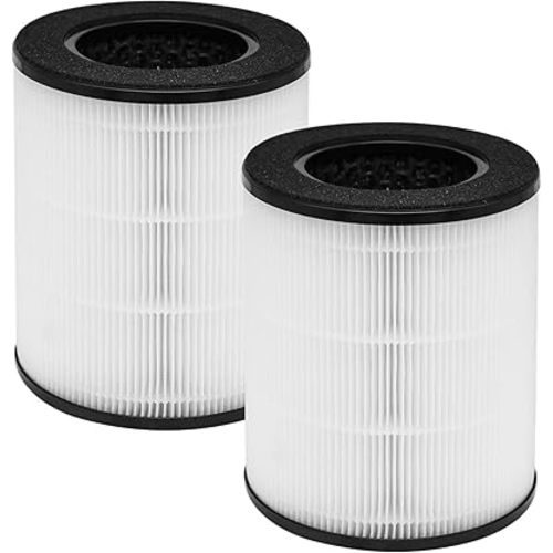 AP-T20 Replacement Filter Compatible with Homedics Air Purifier Model AP-T20, AP-T20WT, Part# AP-T20FL | 2-PACK White