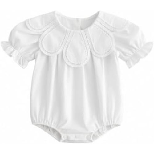 Newborn Baby Girl Floral Romper Infant Sleeveless Solid Jumpsuit Summer Playwear Bodysuit