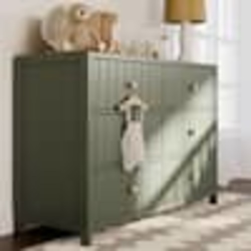 Graco Teddi Olive 6-Drawer 51.37 in. Wide Dresser 03716-50A