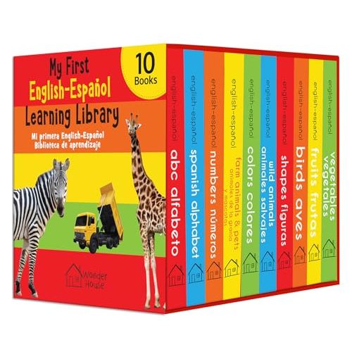 My First English - Español Learning Library (Mi Primera English - Español Learning Library): Boxset of 10 English - Spanish Board Books (Spanish Edition)