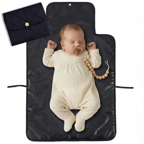 Portable Diaper Changing Pad - Soft and Easy to Clean Diaper Changing Mat for Babies - The Perfect Lightweight and Foldable Pad for Traveling