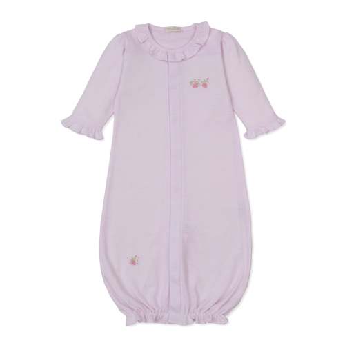 Converter Gown w/Hand Emb Strawberries – Apple Blossom Baby And Decor