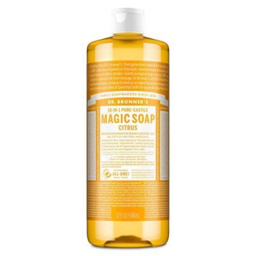 Dr. Bronner's Magic Pure Castile Liquid Soap - Citrus - 32 Fl Oz