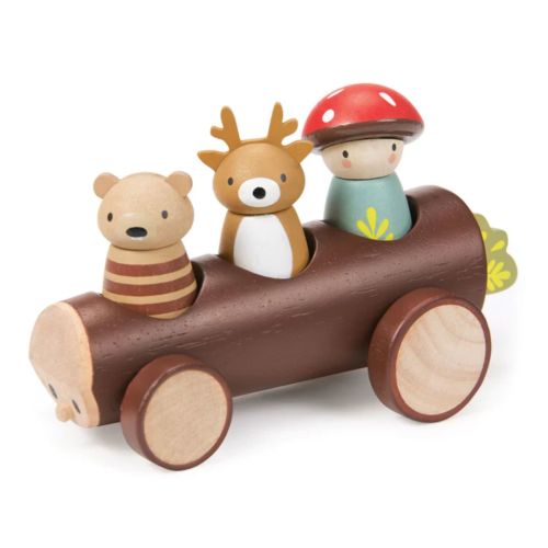 Tender Leaf Toys Wooden Timber Taxi