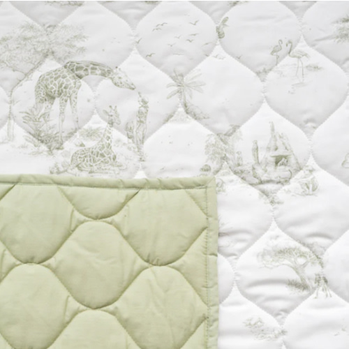Safari Toile Quilted Playmat