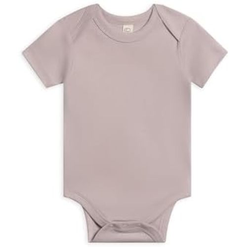 Colored Organics Unisex Newborn 100% Organic Cotton Bodysuit - Short Sleeve Infant One Piece - Baby Boy and Girl Clothing