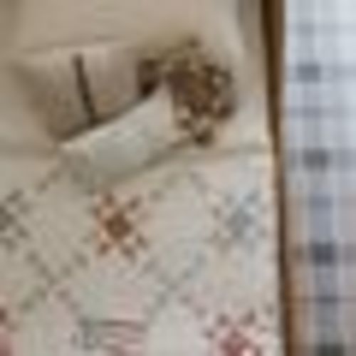 Vintage American Flag Quilt 6 Layer Gauze Blanket