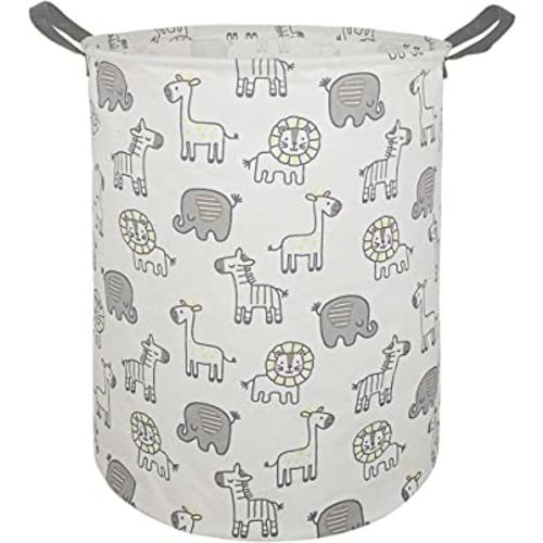 MAIZMZ Large Waterproof Storage Bin Lightweight Organizer Basket for Laundry Hamper Toy Bins Gift Baskets Dirty Clothes College Dorms Kids Bedroom Bathroom(Animals)