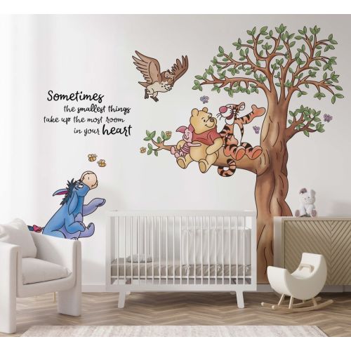 Winnie The Pooh, Winnie and Friends Wall Decal, Kids Wall Stickers sold by Elizabeth Mitchell | SKU 348000201 | Printerval