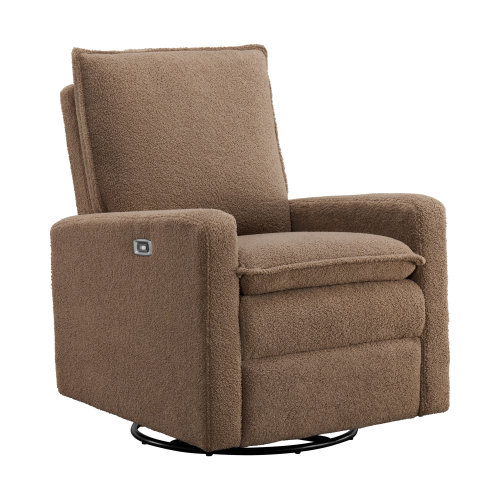 Oxford Baby Uptown Power Glider Recliner Rocking Chair 270 Degree Swivel for Nursery & Living Room | Wayfair