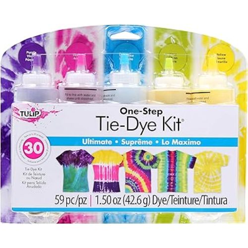 Tulip One-Step 5 Color Tie-Dye Kits Ultimate, 1.5oz