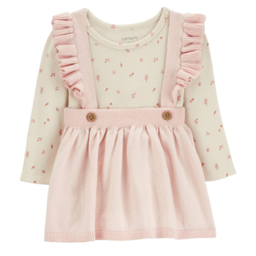 Baby 2-Piece Long-Sleeve Bodysuit & Sweater Knit Jumper Set