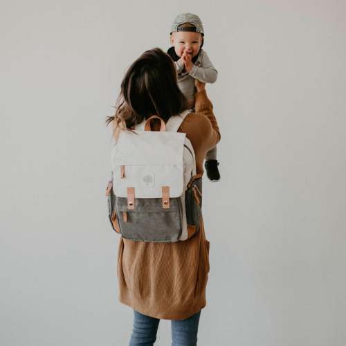 Neutral Diaper Backpack with Changing Pad | Parker Baby Co.
