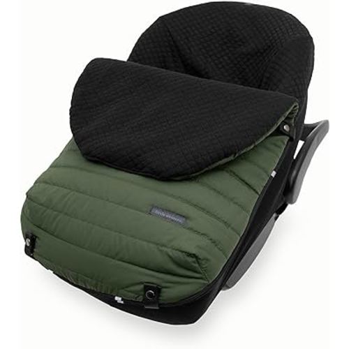 Little Unicorn Infant Car Seat Footmuff | Weather Resistant Bunting Bag | Universal Fit for Baby Car Seat & Travel System | Open Back Design | Non-Slip Backing | Easy Magnetic Closures | Machine Wash
