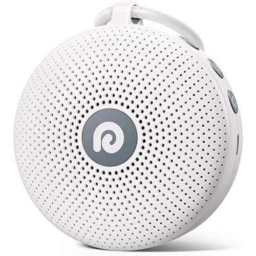 Dreamegg White Noise Machine - Portable Sound Machine for Baby Adult, Features Powerful Battery, 21 Soothing Sound, Noise Canceling for Office & Sleeping, Sound Therapy for Home, Travel, Registry Gift