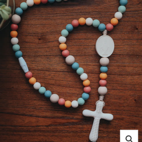 Silicone Baby Rosary | God’s Grace | Chews Life