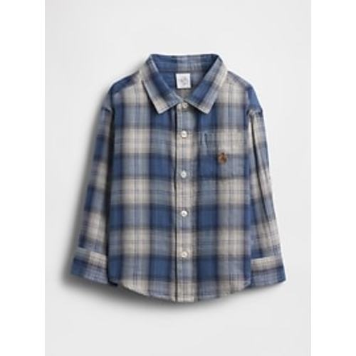 Baby & Toddler Double-Weave Plaid Shirt | Gap