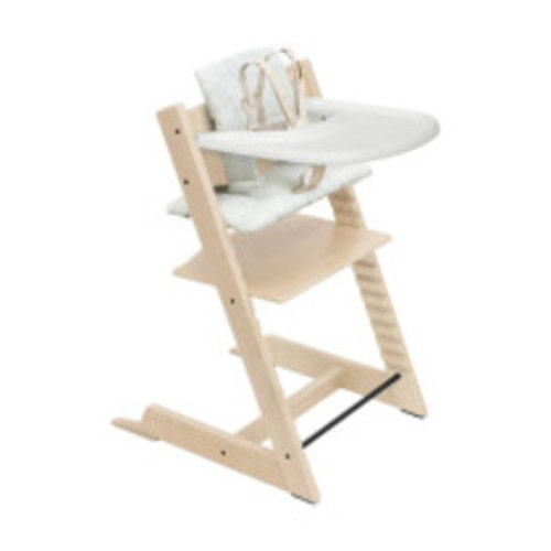 Tripp Trapp Highchair, Cushion & Tray--Black W/ Anthracite