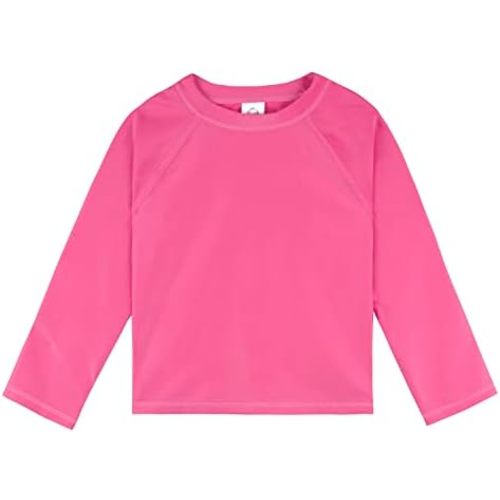 Gerber Unisex Baby Toddler UPF 50+ Long Sleeve Rashguard Swim Shirt
