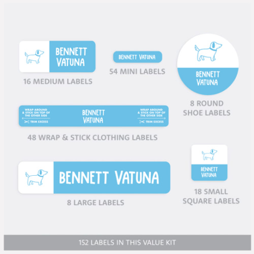 Preschool & Kindergarten Labels Pack | Labels for Preschool or Kindergarten