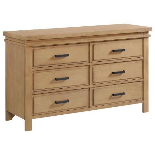 Oxford Baby Mystic 6-Drawer Dresser in Honey Wood