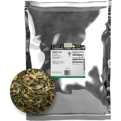 FRONTIER Organic Cut Sifted Alfalfa Leaf, 16 OZ
