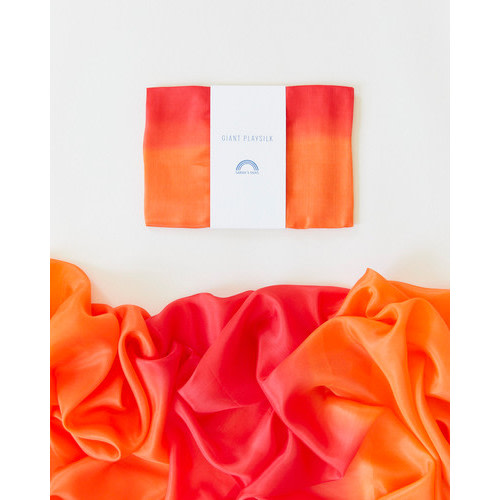 Giant Enchanted Playsilk, Fire by Sarah's Silks | themulberrytreehouse