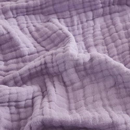 Cotton Muslin Blanket, Lavender