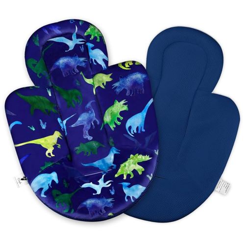 TANOFAR Infant Insert, Newborn Head & Body Support Insert Cushion for Newborn to Toddler, Compatible with 4Moms MamaRoo and RockaRoo Swing, Reversible Design, Soft Breathable, Dinosaur