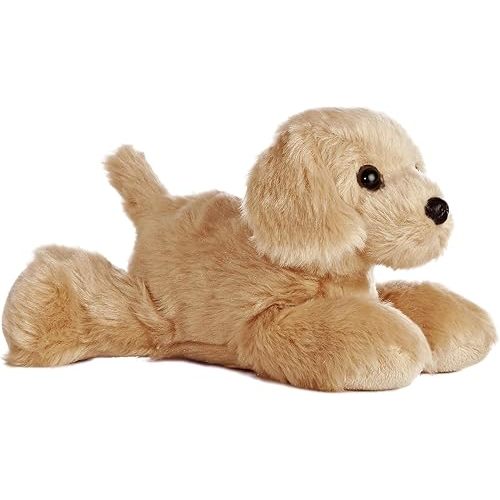 Aurora® Adorable Mini Flopsie™ Golden™ Stuffed Animal - Playful Ease - Timeless Companions - Brown 8 Inches