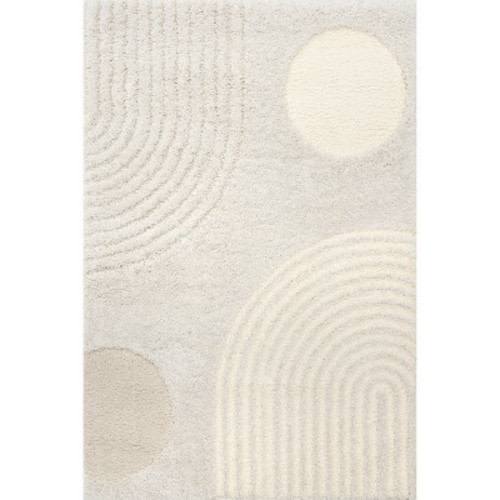 Gloria Abstract Shag Area Rug, Size: 5'x8'