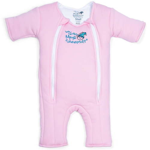 Baby Merlin's Magic Sleepsuit - Infant Swaddle Transition Product - Cotton - Pink - 3-6 Months - Unisex