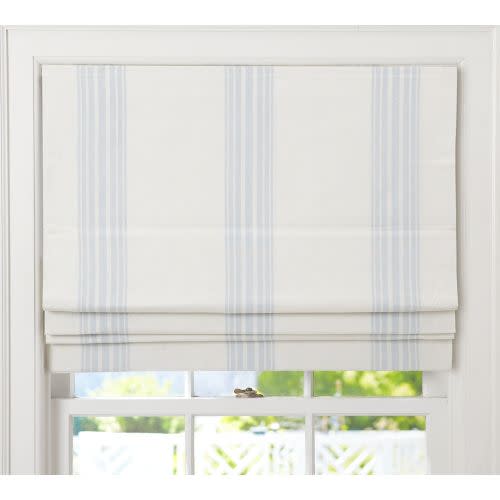 Riviera Striped Roman Blackout Shade