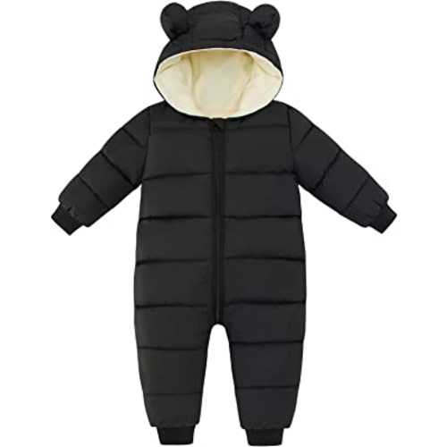 UNIFACO Baby Boys Girls Snowsuit Infant Winter Coat with Hoods Toddler Snow Wear Winter Clothes