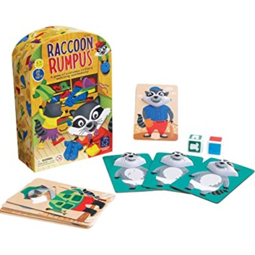 Amazon.com: Educational Insights Raccoon Rumpus Game, Preschool Game with Dice & Color Matching, For 2-4 Players, Fun Family Board Game For Kids Ages 3 to 5 : Toys & Games