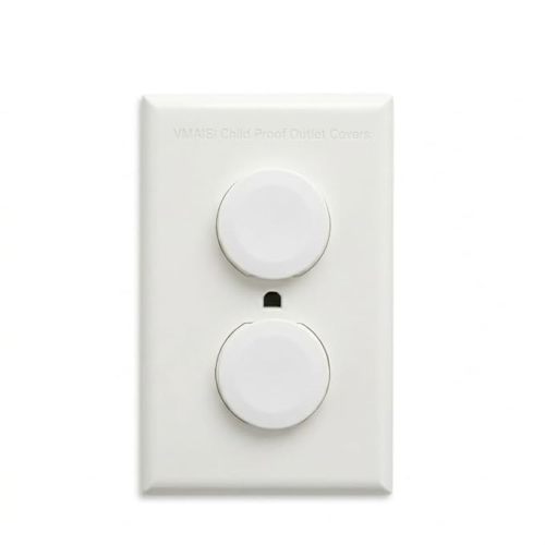 Vmaisi 62 Pieces Outlet Covers ChildProof Plug Protector - Baby Proofing Electrical Safety Outlet Plugs for Unused Wall Outlets, Home Travel Hotel Child Safety