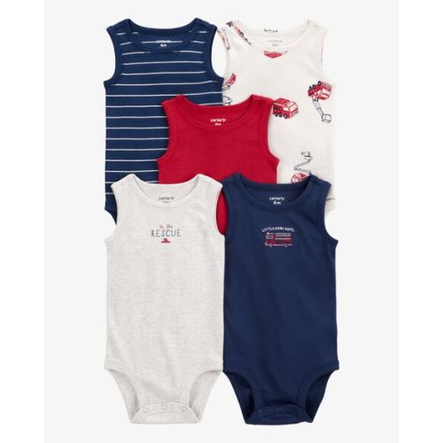 Baby 5-Pack Short-Sleeve Bodysuits - Carter's | Carter's