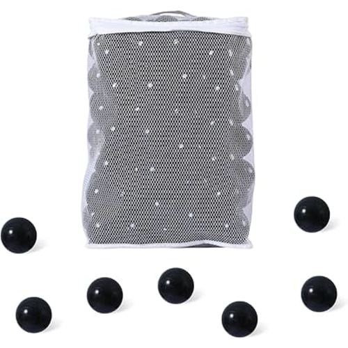 Ball Pit Balls for Kids, Plastic Refill 2.2 Inch Balls, 100 Pack, Bright Colors, Phthalate and BPA Free, Includes a Reusable Storage Bag with Zipper