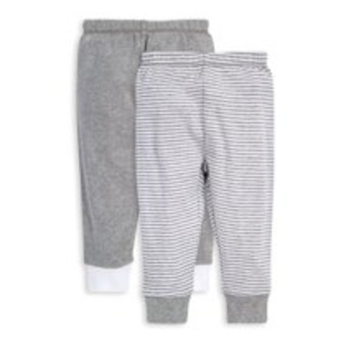 Burt's Bees Baby Organic Baby Boy or Girl Gender Neutral Cuffed Pants, 2-Pack