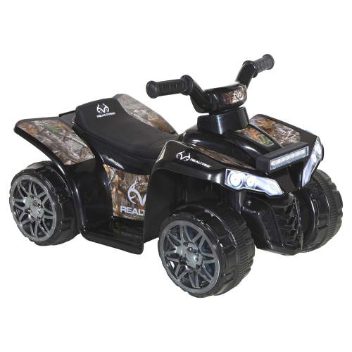 Free Shipping! Realtree 6V Ride-On Quad for Kids Ages 18 Months to 3 Years with Realtree Camouflage and Front Light