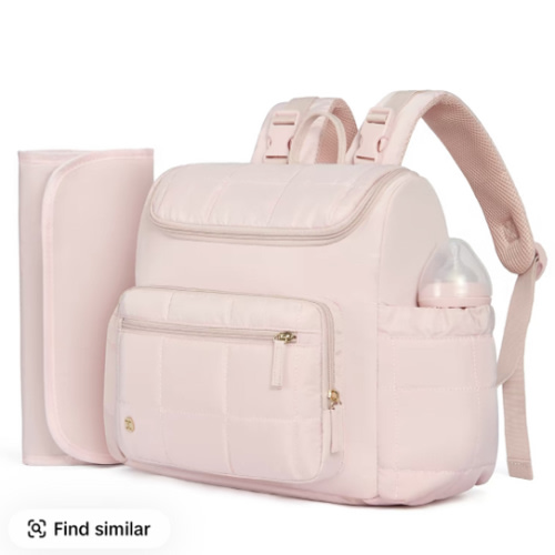 Telena Valentine's Day gift Soft Puffer Women’s Mini Diaper Backpack - TikTok Shop