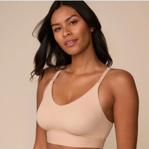 Shop Everyday Bralettes - The Nursing Bliss (Small Beige) | Harper Wilde