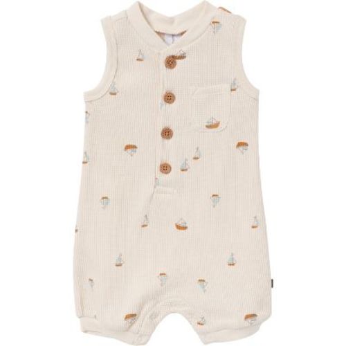 Modern Moments™ By Gerber Baby Boys' Sleeveless Romper, Medium Teal Starfish, 3-6 Months