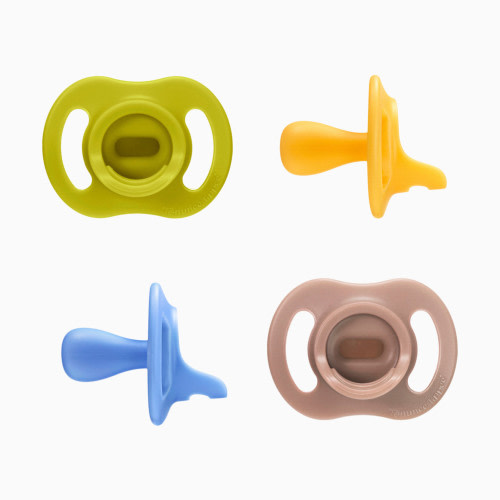 Tommee Tippee Ultra Light Silicone Pacifier - Yellow/Blue/Green/Brown, 6-18 Months, 4