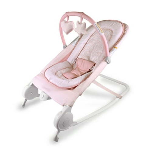 Summer by Ingenuity 2-in-1 Bouncer & Rocker Duo - Pink