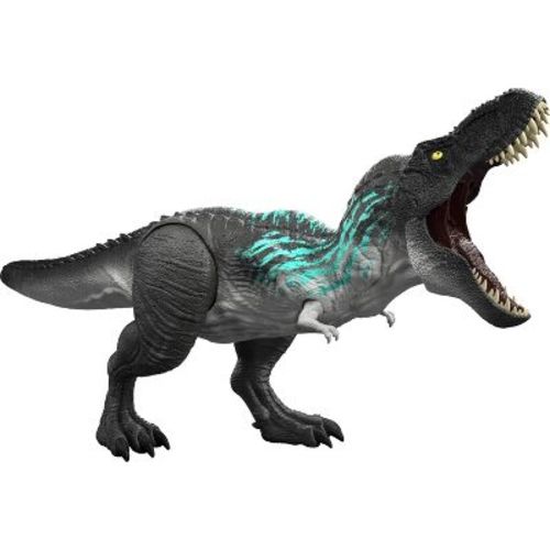 Jurassic World Muscle Madness Tyrannosaurus Rex Action Figure, T-Rex with Grow Feature & Roar Action Figures